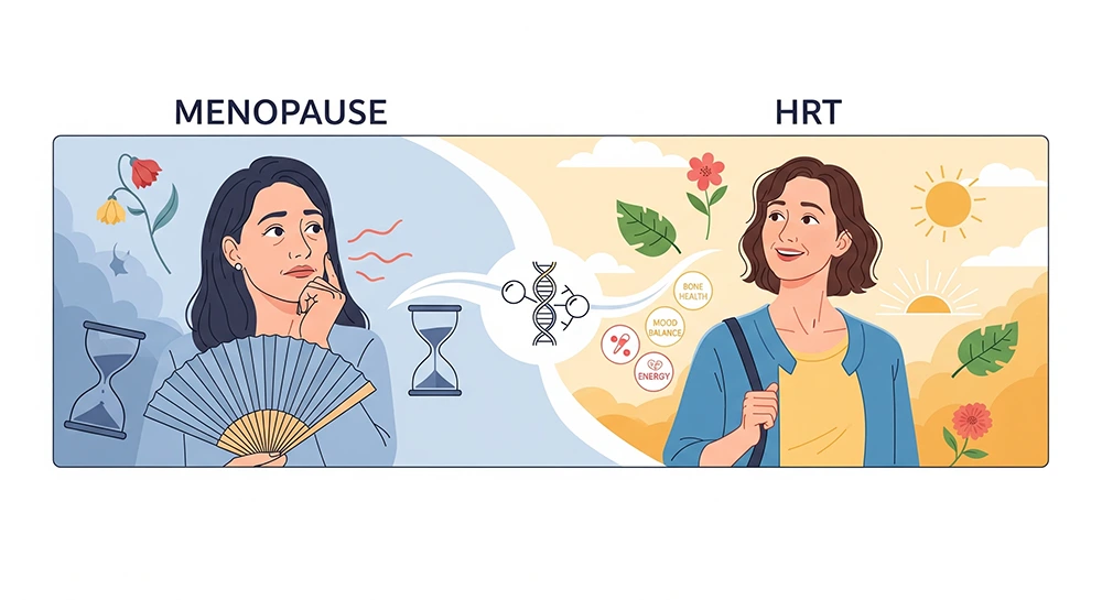 مقدمه‌ای بر یائسگی و درمان هورمونی (HRT)