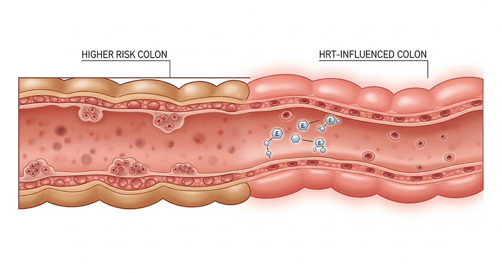 Colon cancer and HRT